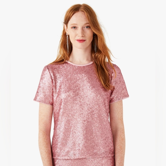 kate spade sequin bow back top Sz Medium NWOT - Picture 5 of 6